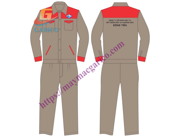Sản xuất quần áo bảo hộ Xưởng may Đồng phục Garico cung cấp báo giá dựa trên số lượng đã đặt.